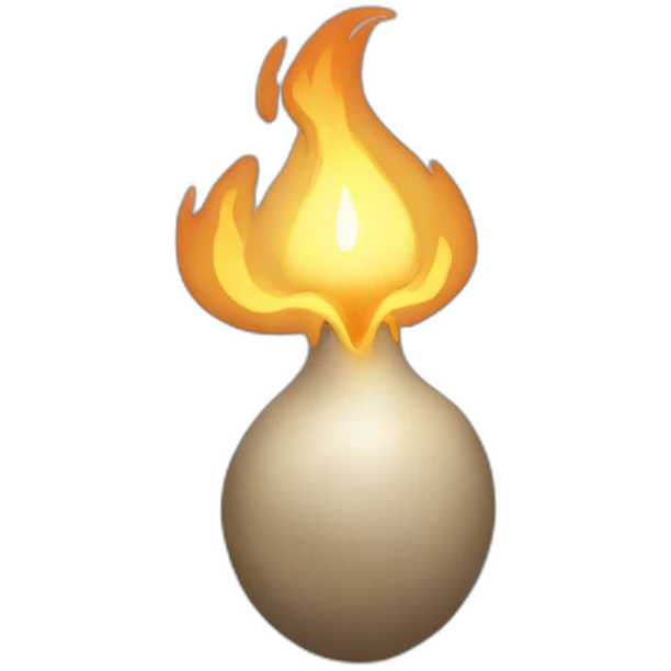 Humain torche troue de balle emoji