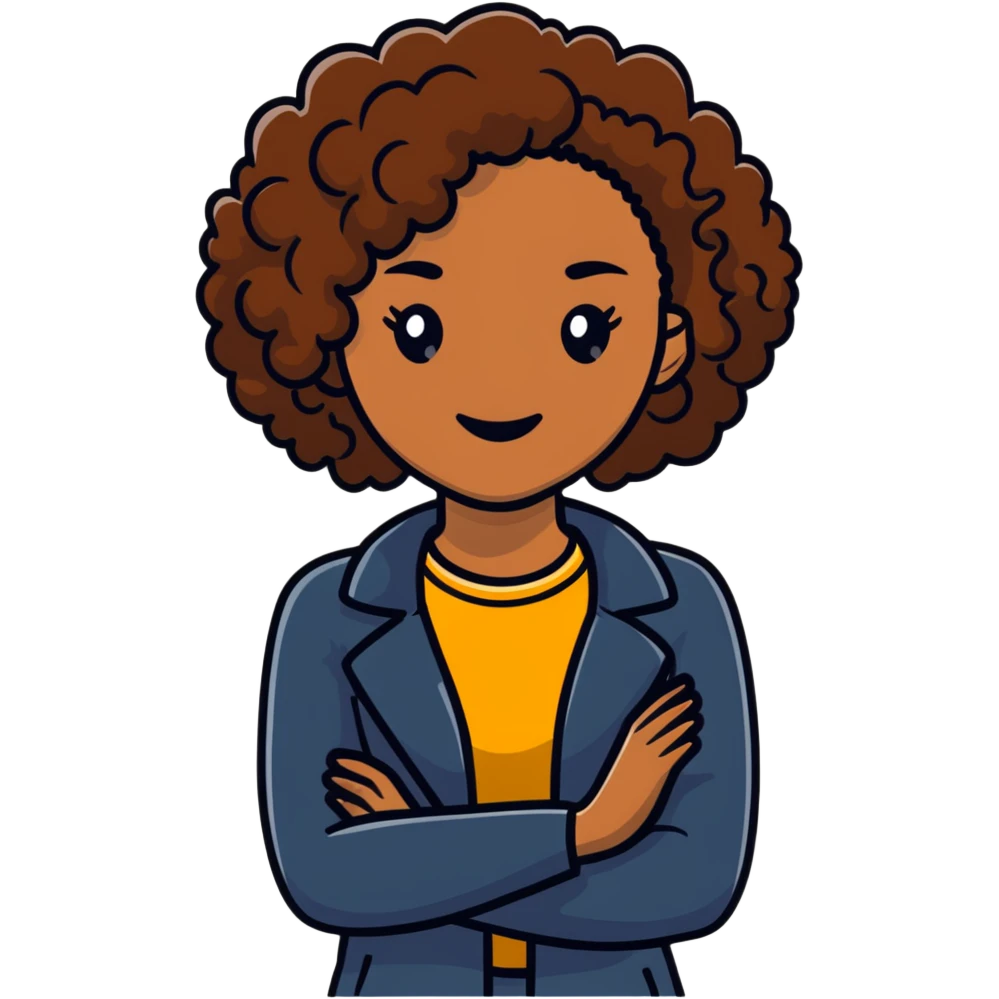 brown woman with curly hair, it girl, daily activities emoji