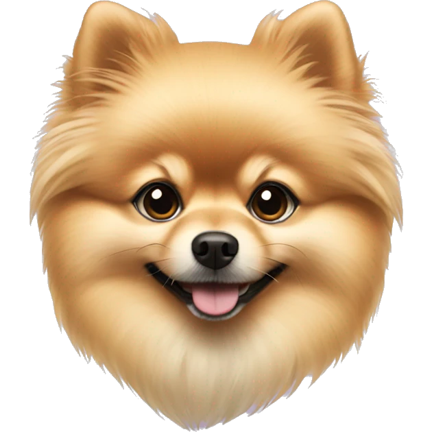 Blonde Pomeranian  emoji