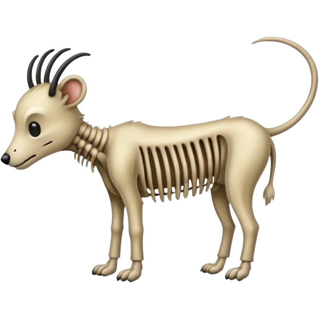 Ugly skinny animal emoji
