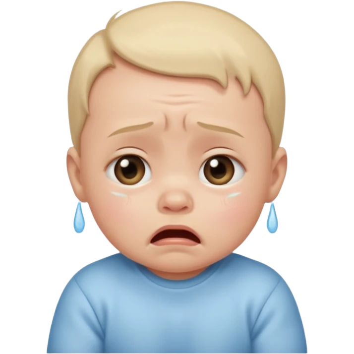 crying baby emoji