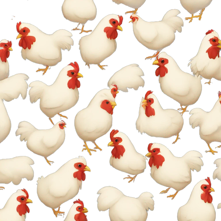 chickens emoji