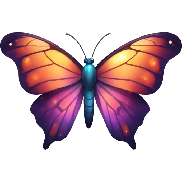 Shiny Nebula Butterfly emoji