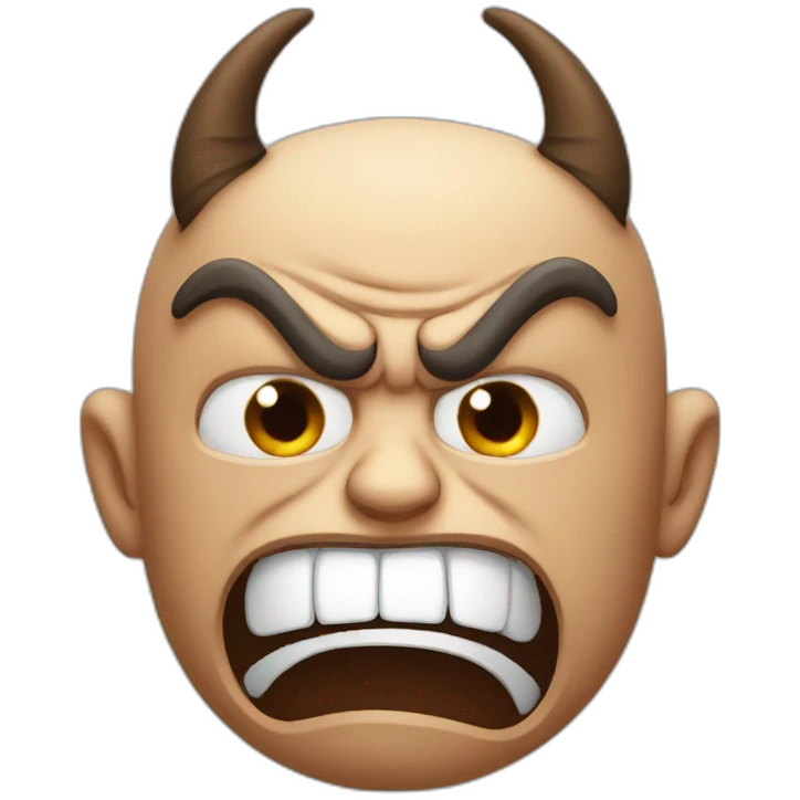 Angry Face with Horns emoji