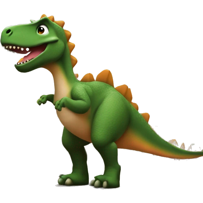 crea un dinosaurio en Brasil tomando sol en una plaza  emoji