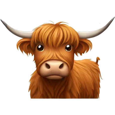 Highland cow emoji