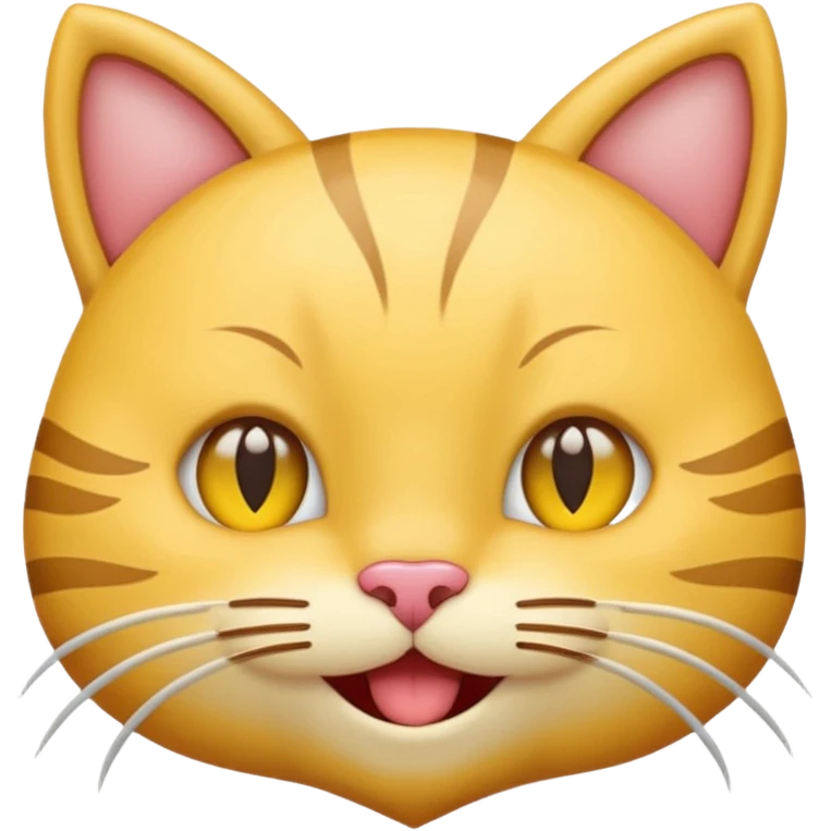 combine 😘, 😺, yellow face emoji