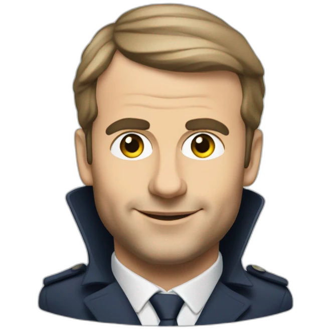 emanuel macron controleur à la sncf emoji