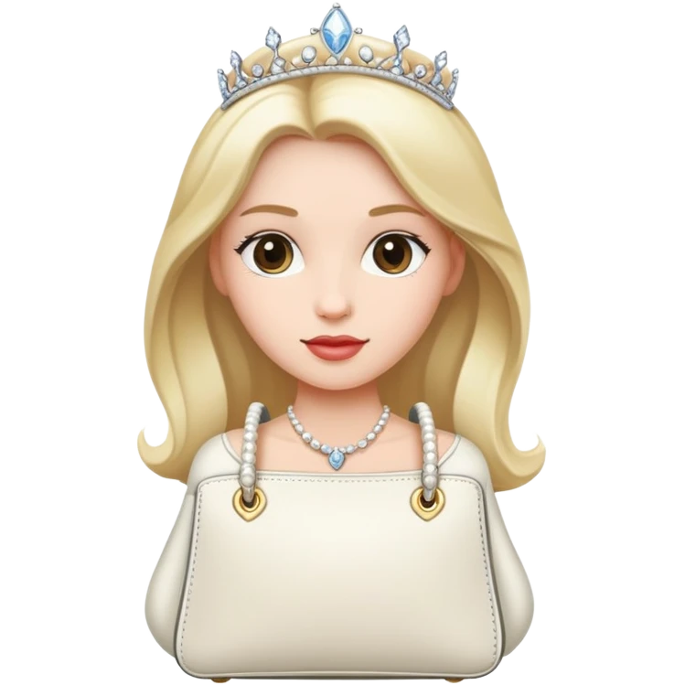 Princess with white bag emoji