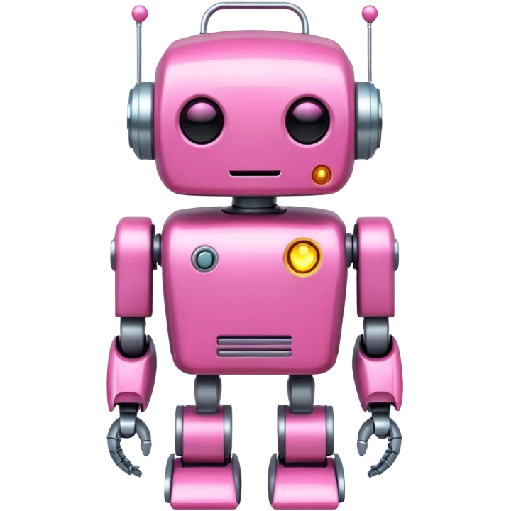 pink robot emoji