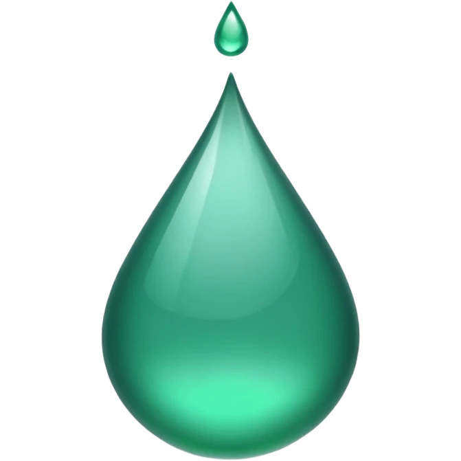 Esmeralda verde água emoji