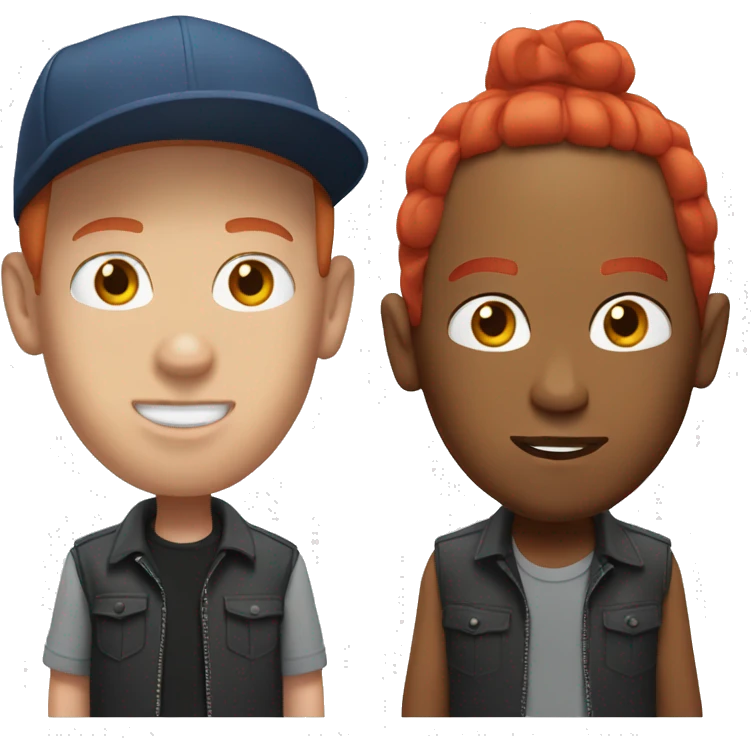 Eminem with red hair emoji