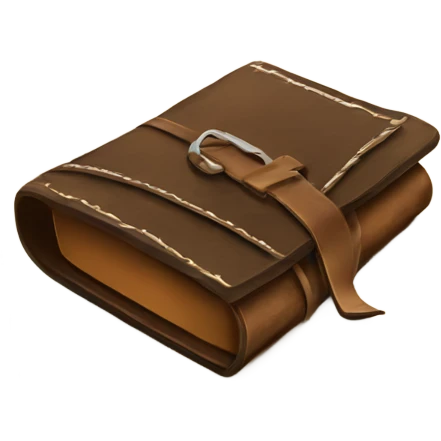 leather journal notebook emoji