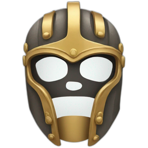 Gladiator mask emoji