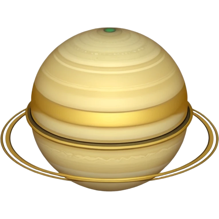 outline of saturn  emoji