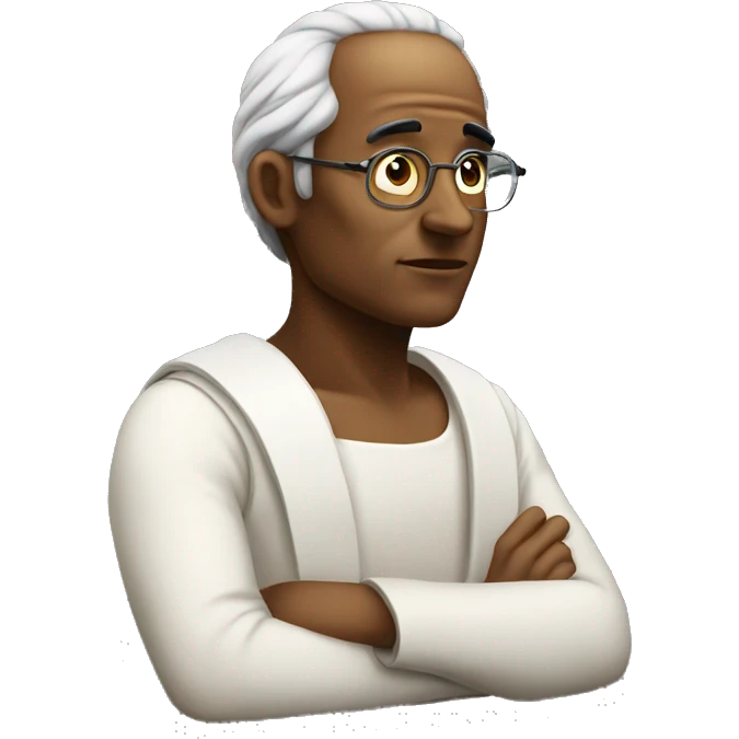 Philosopher thinking emoji