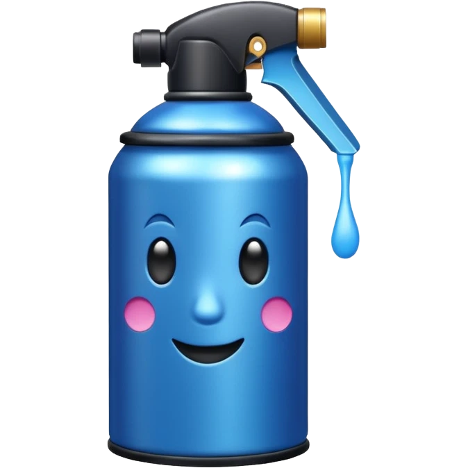 blue Spray Paint Can emoji