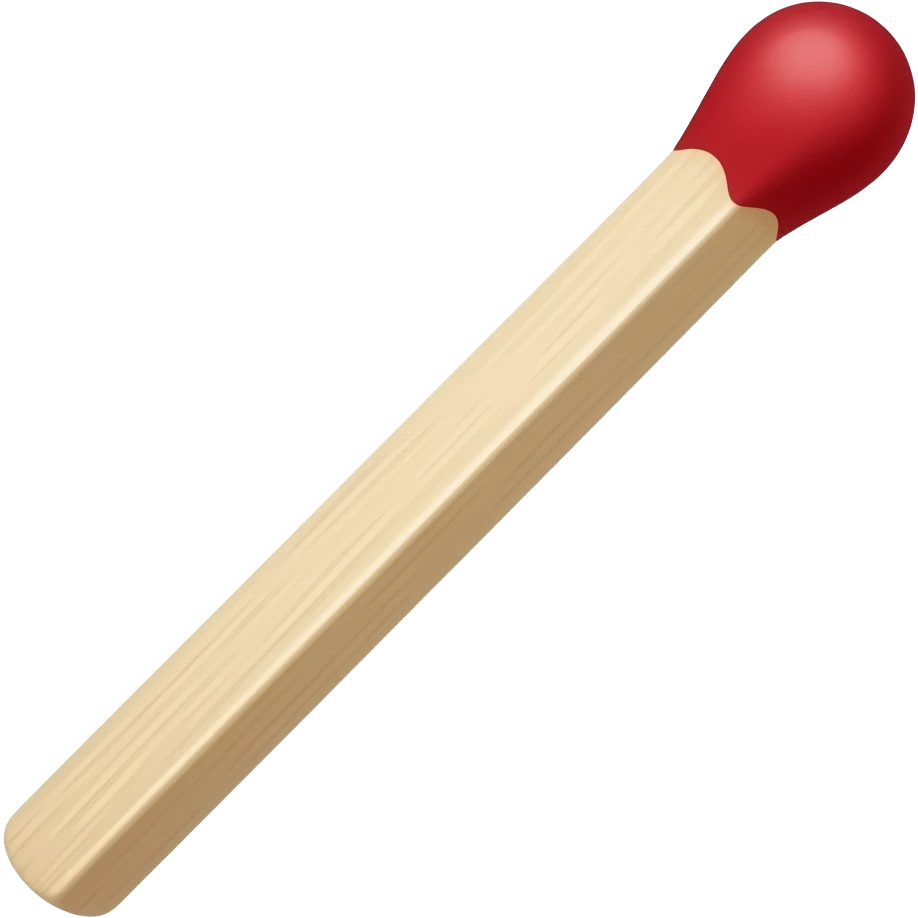 Matchstick emoji
