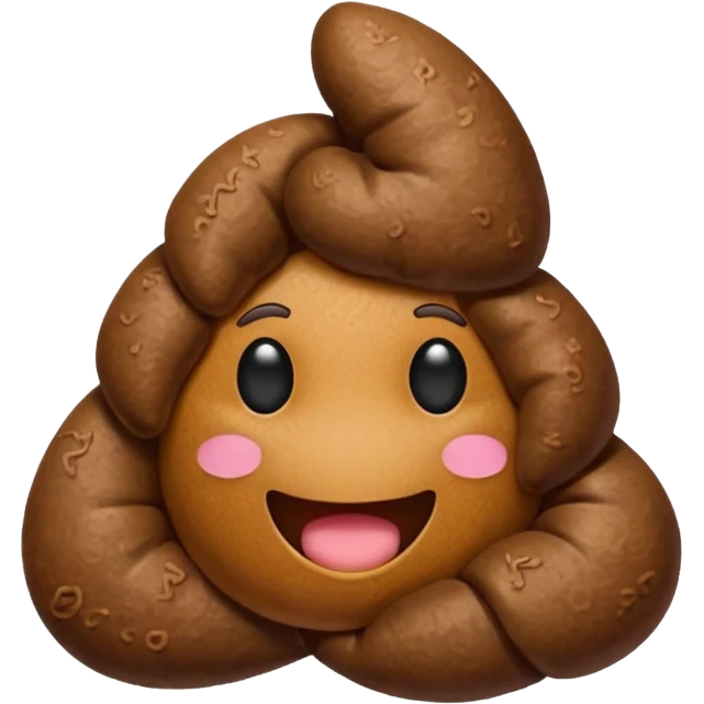A peace sign and poop emoji emoji