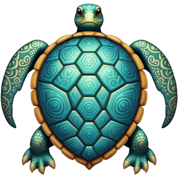 turtle god with divine powers emoji