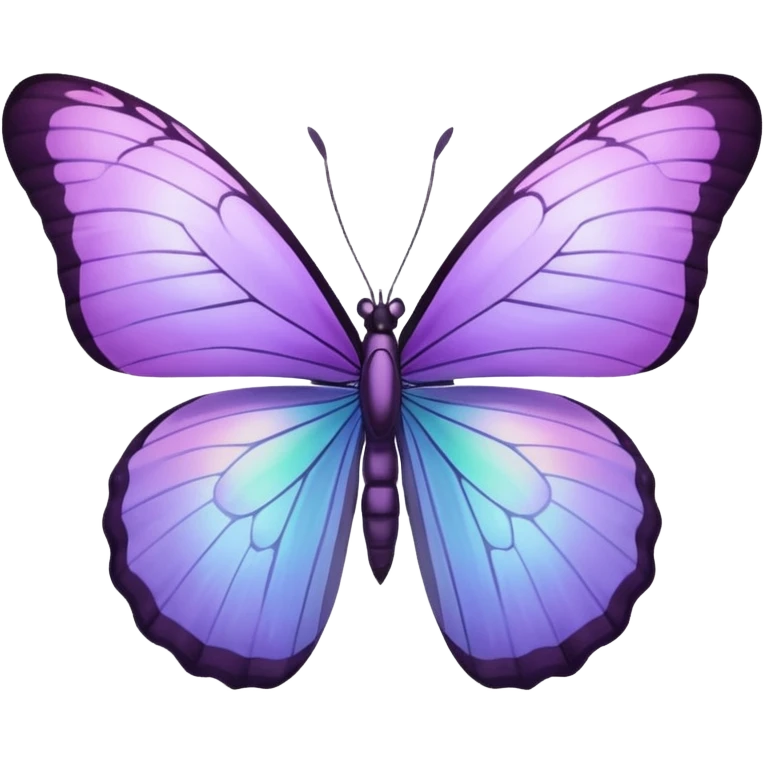 Butterfly color lilac Ike the color of samsung a 55 emoji