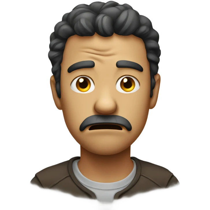 disgusted face  emoji