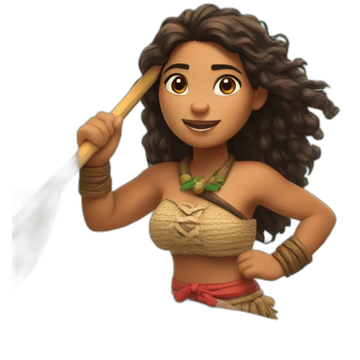 moana on sup emoji