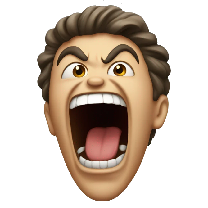screaming emoji