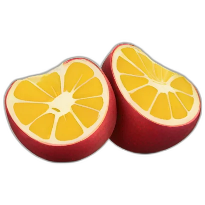 fruit sliced in half emoji