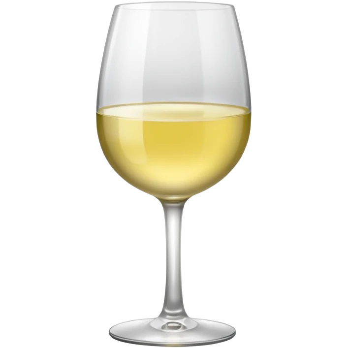 a glass of white wine emoji