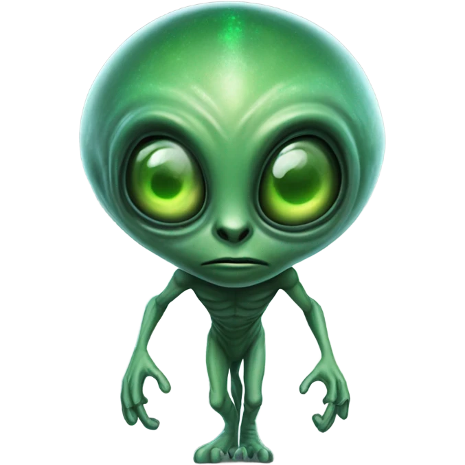 leader alien from mars attacks, front and back emoji