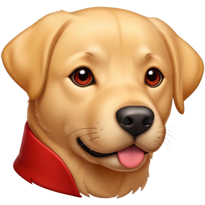 Labrador red emoji