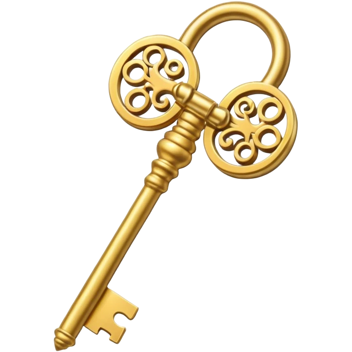Золотой ключ emoji