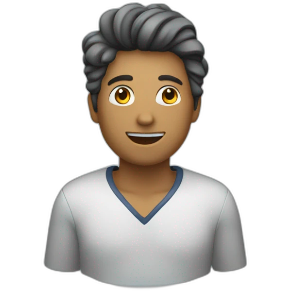 person with waves expanding to the sides emoji