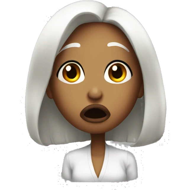 a baddie Refuting a kiss emoji
