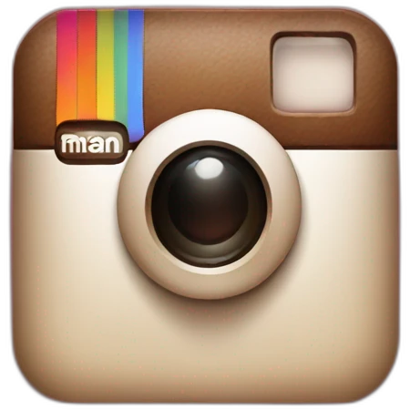 Instagram logo emoji