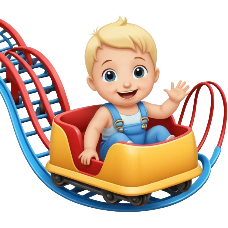 baby on roller coaster  emoji