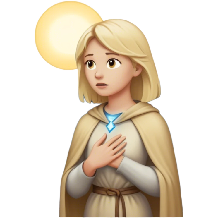 A blonde woman stands at a mountain crossroads, her back turned as she contemplates two trails—one illuminated, symbolizing response, and one shrouded in darkness, representing reaction. with hand on chest emoji