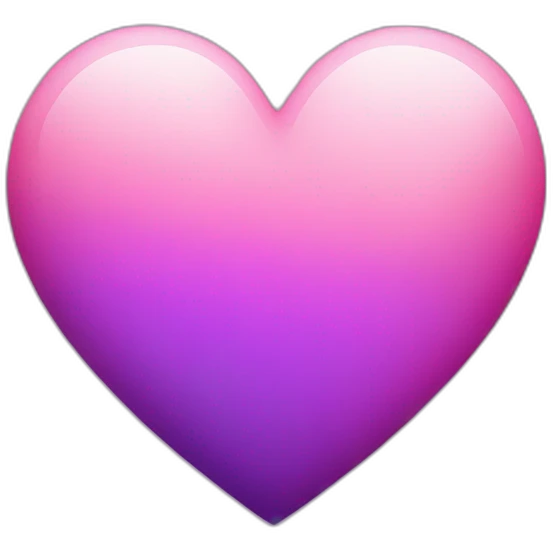 heart pink and purple emoji