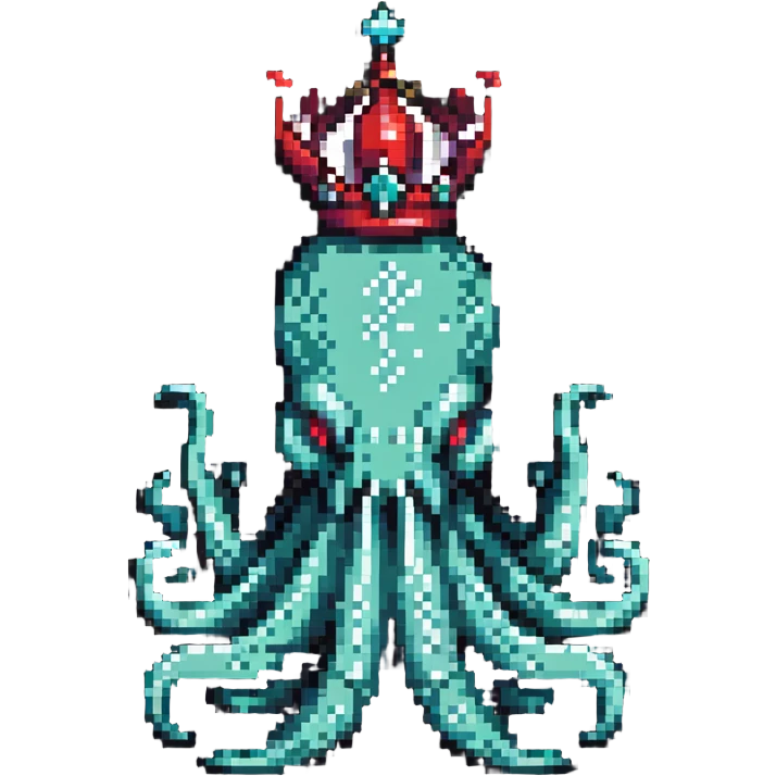 crowned kraken emoji