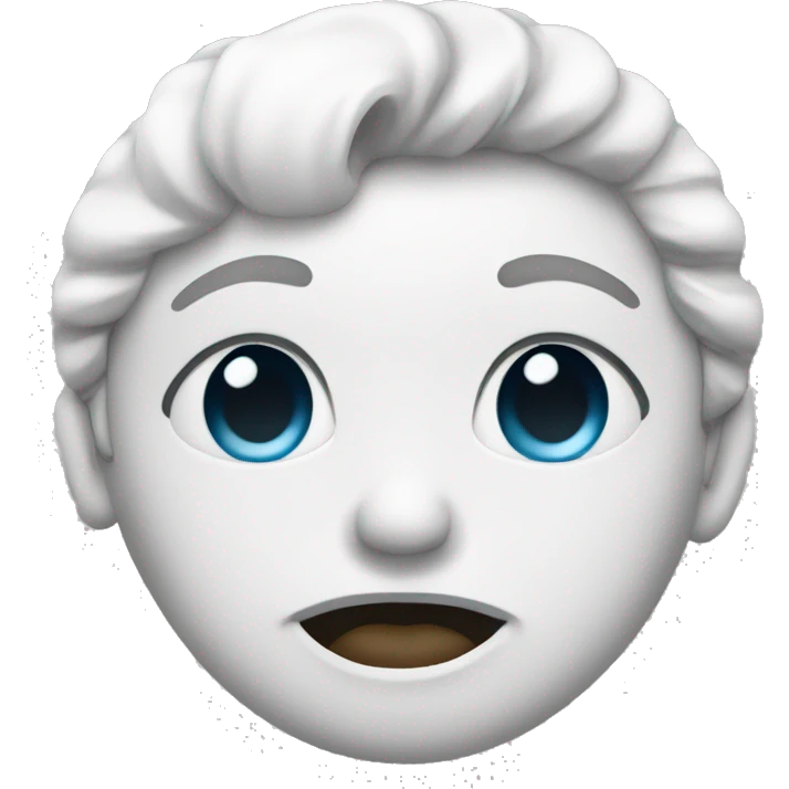 white kiss mark emoji