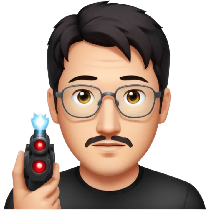 markiplier shooting lasers from his eyes emoji