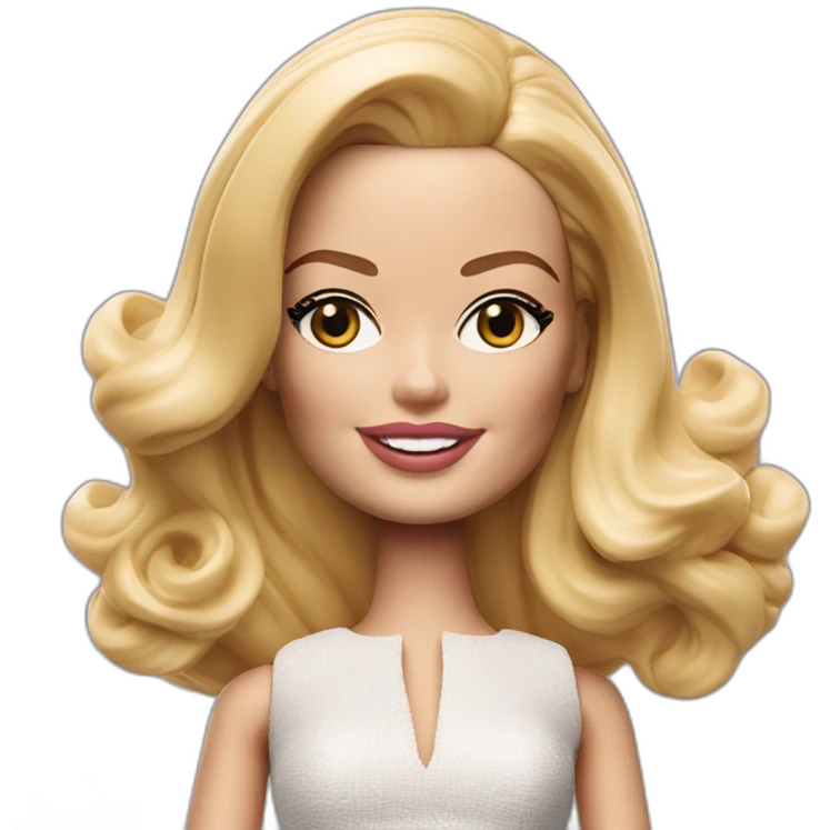 Margot Robbie barbie emoji