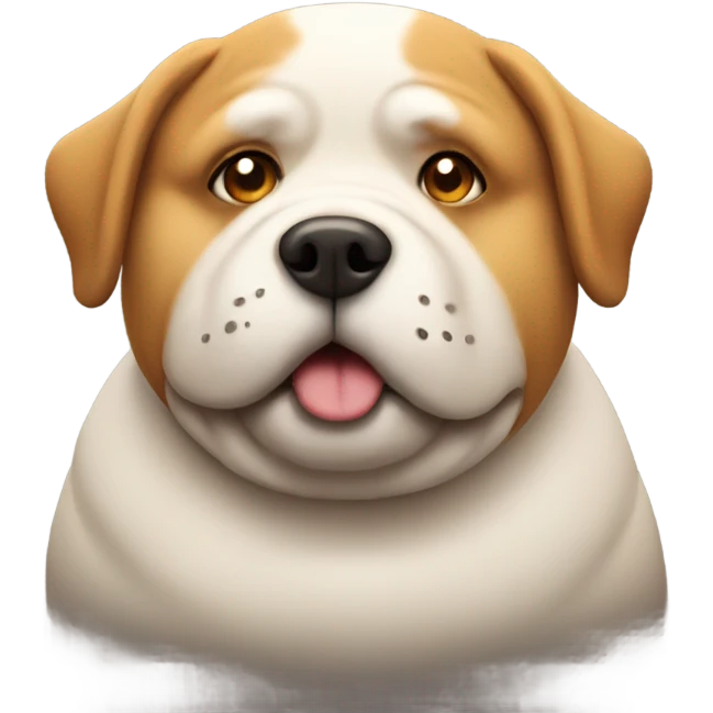 Fat dog emoji