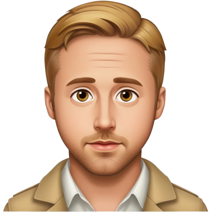 Райан гослинг с влюбленными гладами emoji