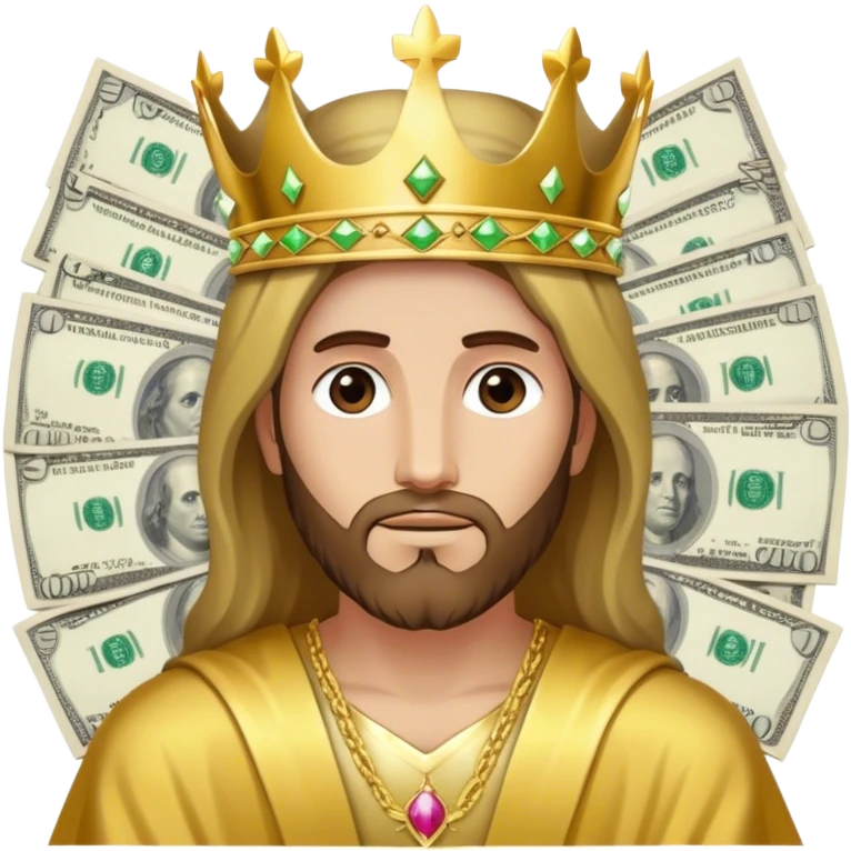 Filthy rich jesus emoji