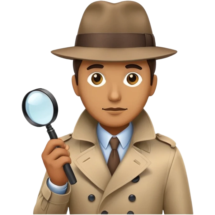 classic detective emoji