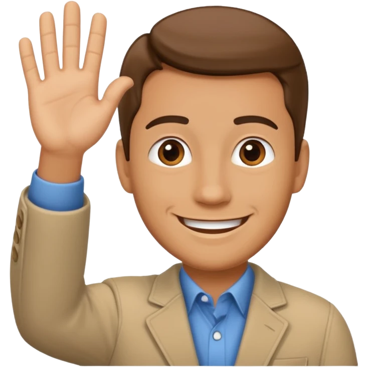 Ken carson waving bye emoji
