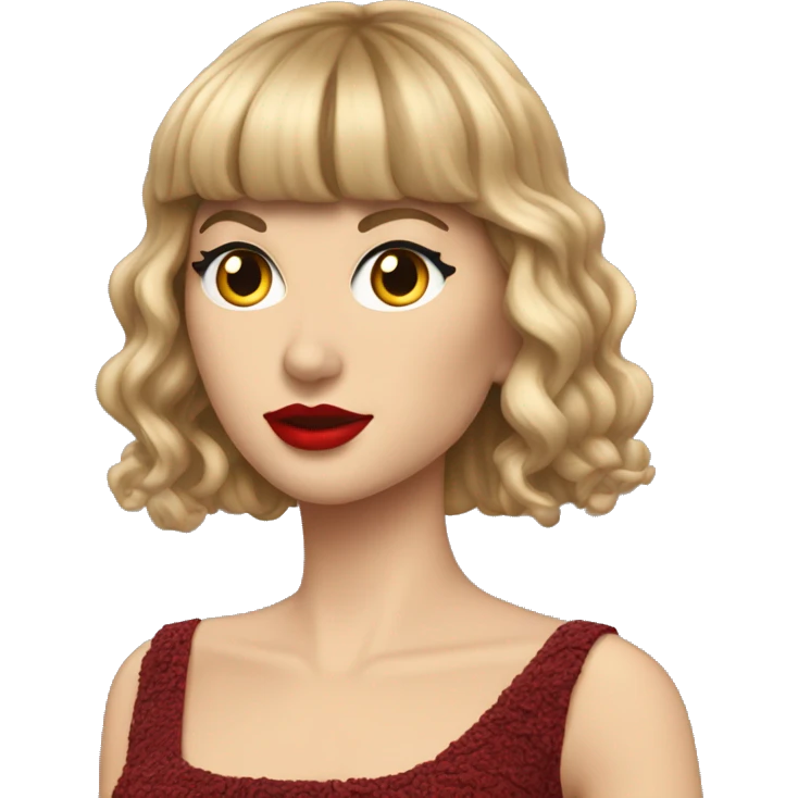 Taylor swift wearing her tortured poets department dress from the eras tour  emoji
