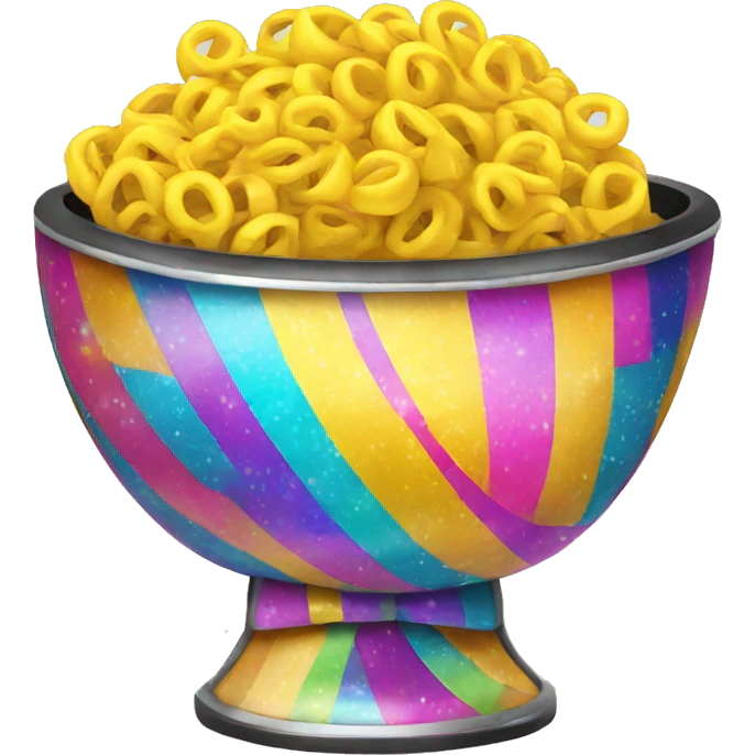 Disco bowl with tie  emoji